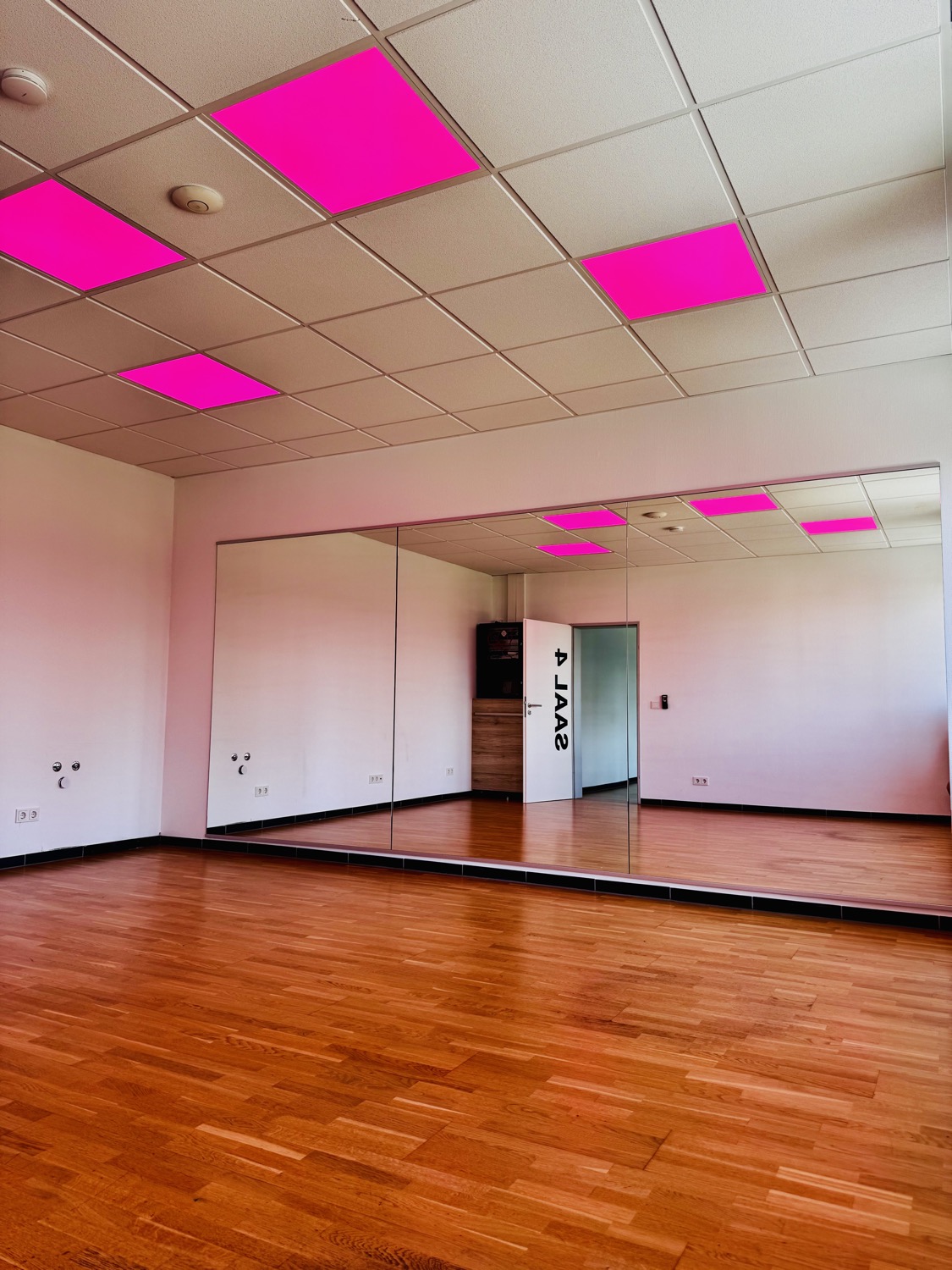 Tanzcenter Bitburg Ansicht des Saal 4 bzw. Trainingsraum